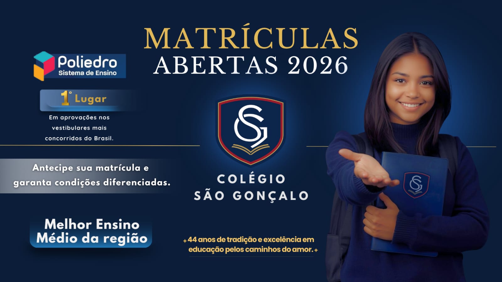 Banner Ensino Médio - Colégio São Gonçalo